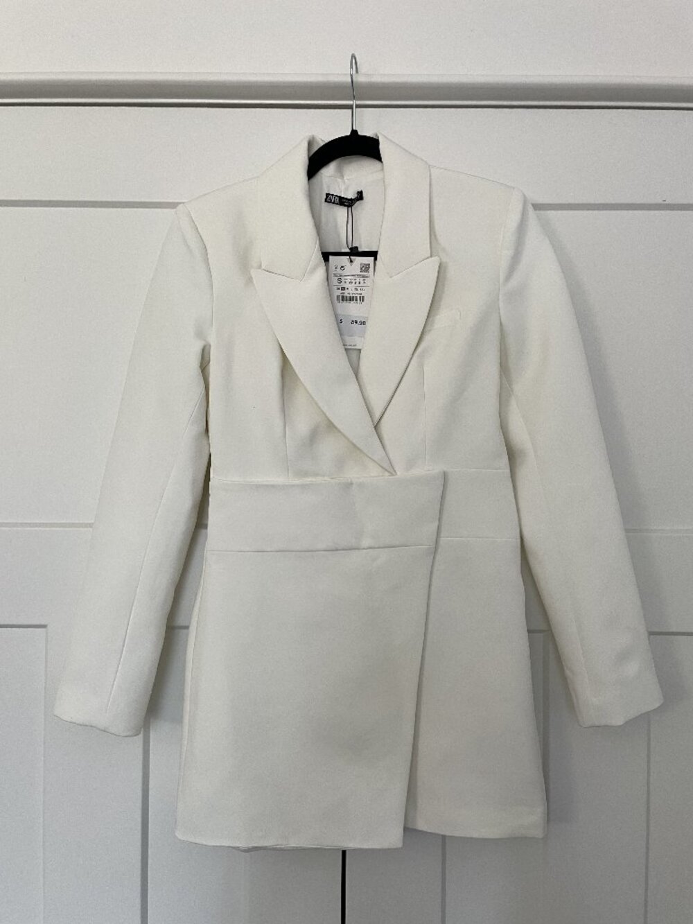 ZARA White Blazer Dress – Size S (NWT)
